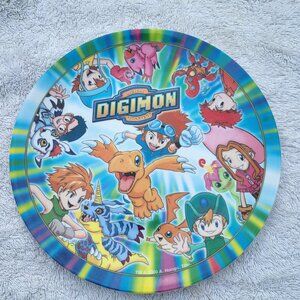 Digimon Digital Monsters Vintage Child's Plate Melamine GUC SEE PICS "BIN G"